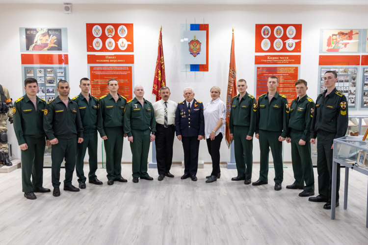2 апреля 2024 года с курсантами военного института проведено занятие по теме: «На тайной государственной службе»