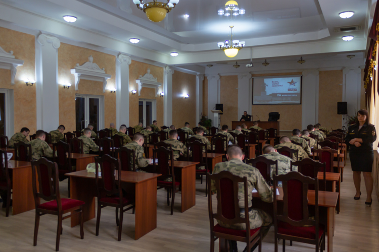 26 апреля 2024 года в военном институте состоялась всероссийская акция «Диктант Победы» 