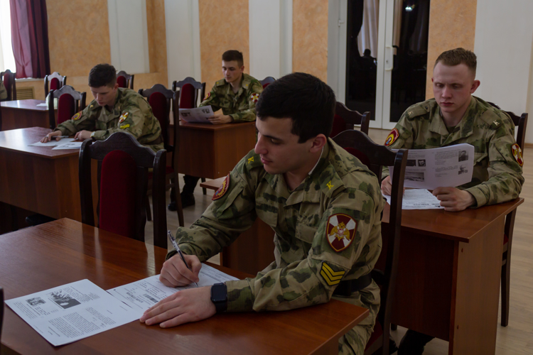 26 апреля 2024 года в военном институте состоялась всероссийская акция «Диктант Победы» 