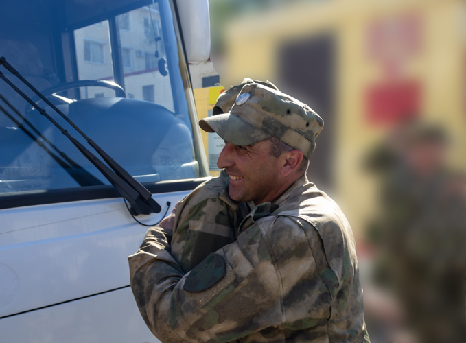 29 мая 2024 года военнослужащие военного института прибыли из зоны проведения специальной военной опрерации