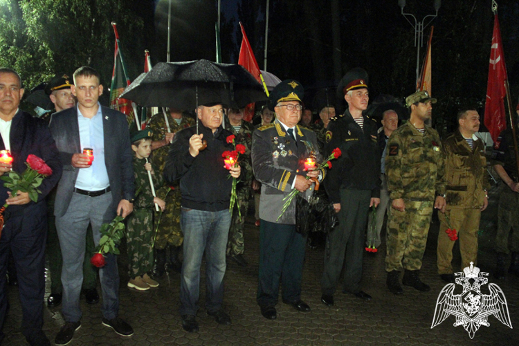 22 июня 2024 года личный состав военного института принял участие во Всероссийской акции «Свеча памяти»