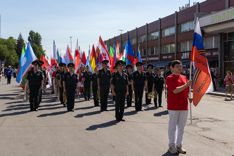 12 июня 2024 года военнослужащие военного института приняли участие в торжественной акции