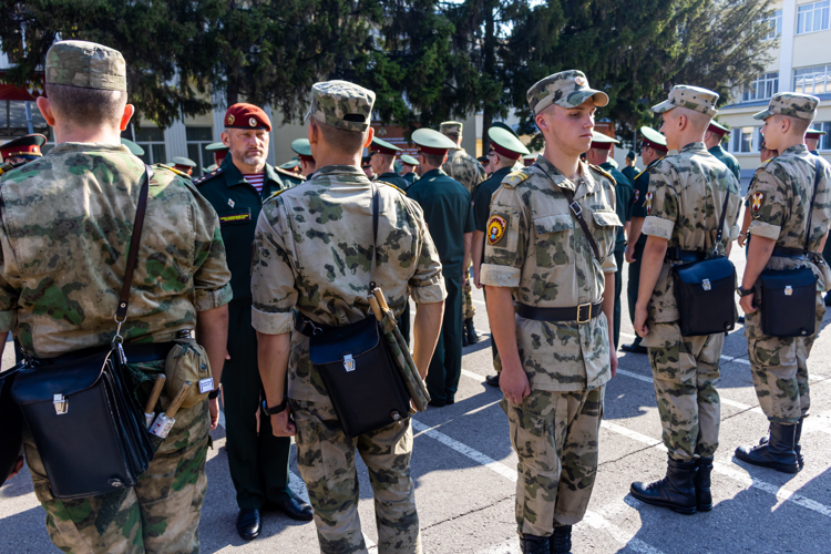 29 июля 2024 года в военном институте провели проверку готовности формы одежды и опрос военнослужащих