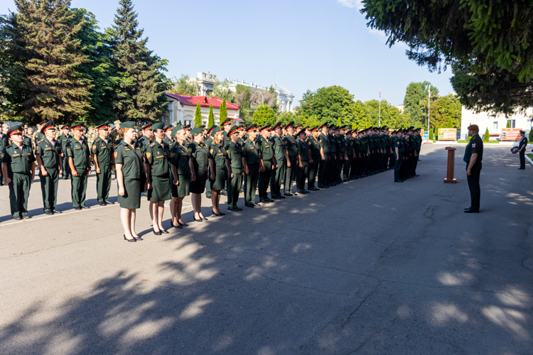 29 июля 2024 года в военном институте провели проверку готовности формы одежды и опрос военнослужащих