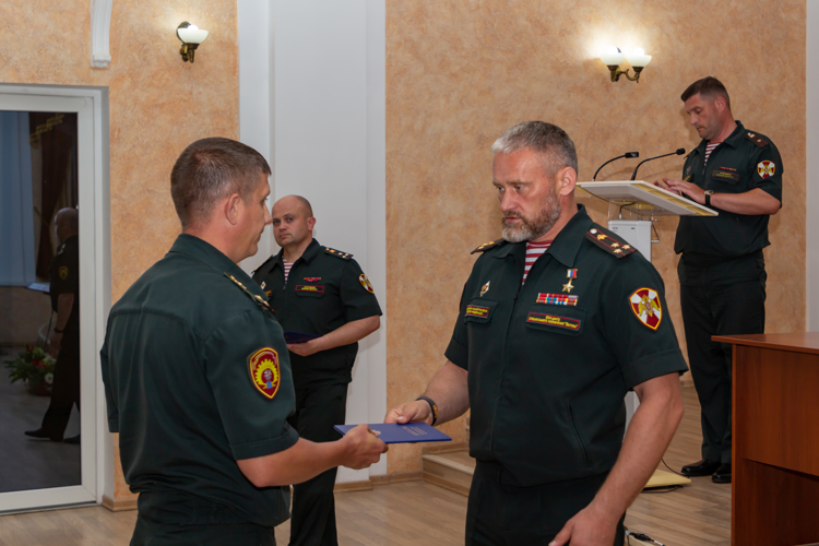 25 июля 2024 года в военном институте состоялось вручение дипломов выпускникам адъюнктуры