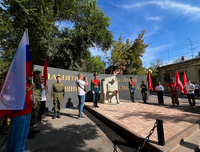 29 августа 2024 года военнослужащие военного института приняли участие в торжественном мероприятии
