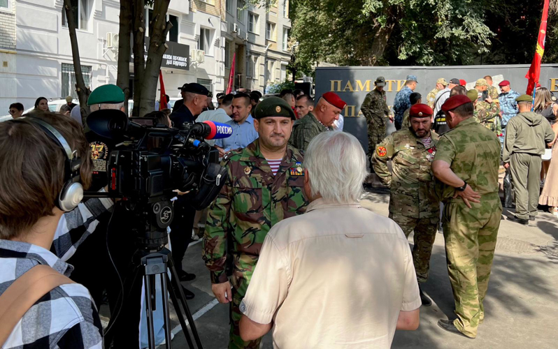 29 августа 2024 года военнослужащие военного института приняли участие в торжественном мероприятии