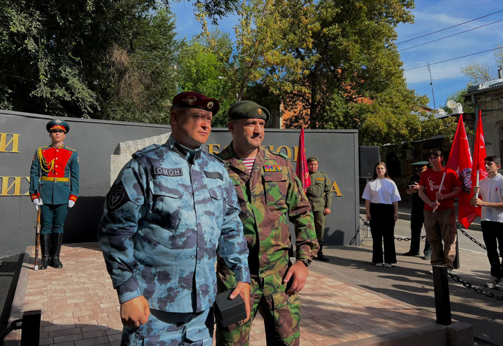 29 августа 2024 года военнослужащие военного института приняли участие в торжественном мероприятии