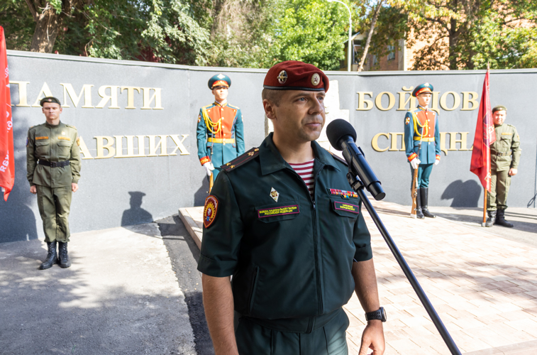 29 августа 2024 года военнослужащие военного института приняли участие в торжественном мероприятии