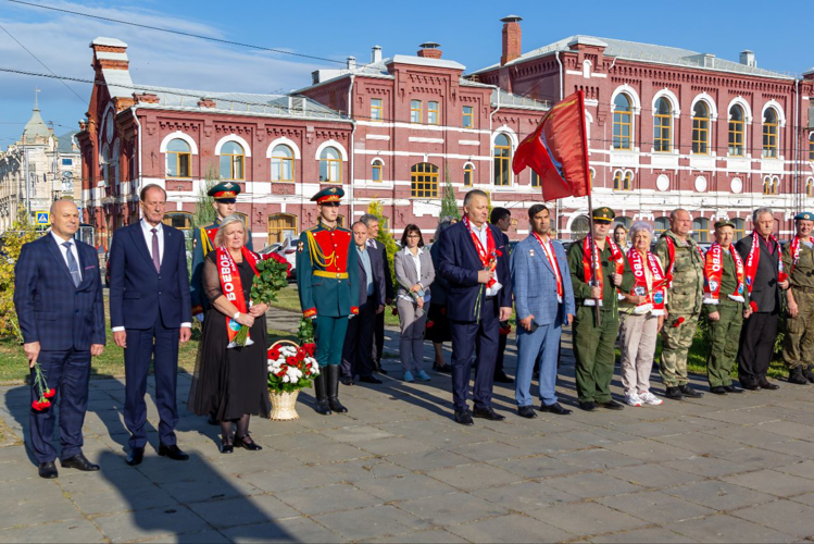 17 сентября 2024 года военнослужащие военного института приняли участие в открытии мемориальной доски