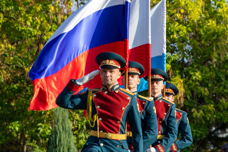 17 сентября 2024 года военнослужащие военного института приняли участие в открытии мемориальной доски
