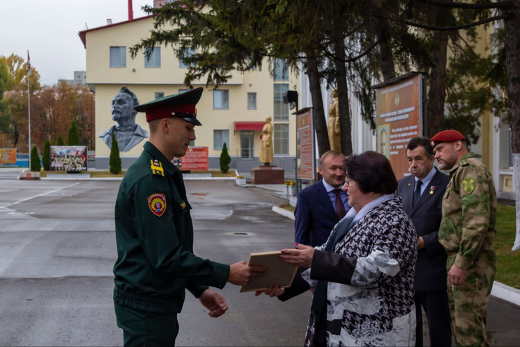 9 октября 2024 года курсанту военного института вручена именная стипендия