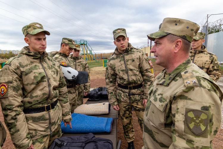 11 октября 2024 года с курсантами военного института проведены занятия в кинологическом центре