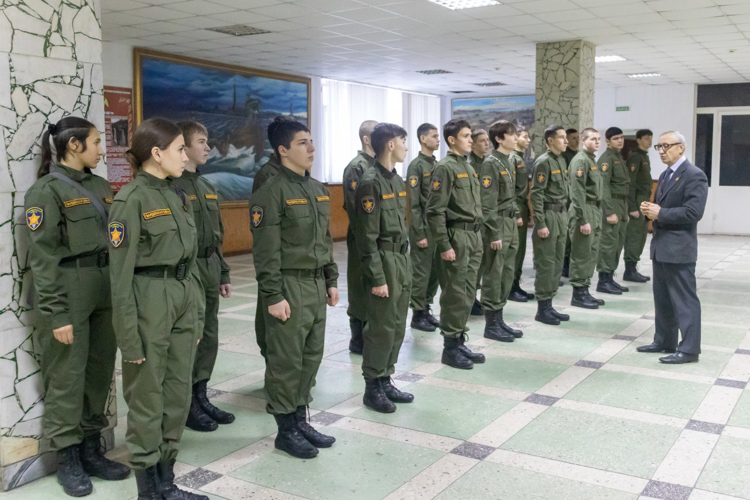 20 января 2025 года военный институт посетили участники общественного движения «Гвардейская смена»