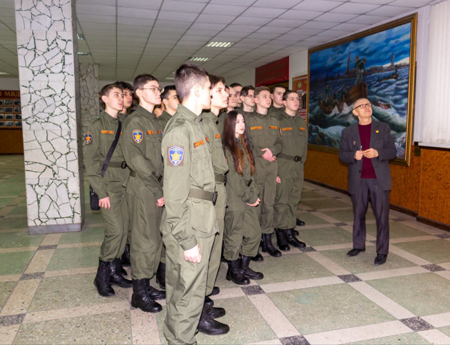 28 января 2025 года военный институт посетили участники общественного движения «Гвардейская смена»