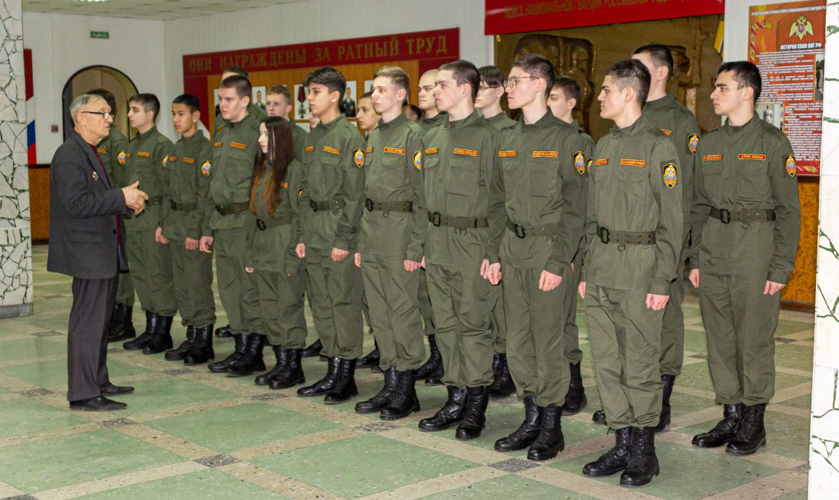 28 января 2025 года военный институт посетили участники общественного движения «Гвардейская смена»