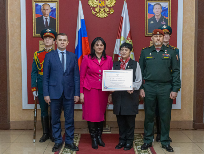 29 января 2025 года в военном институте проведена церемония награждения школьного музея