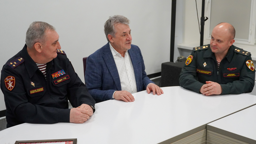 13 января 2025 года командование военного института поздравило коллектив ГТРК «Саратов» с Днем российской печати