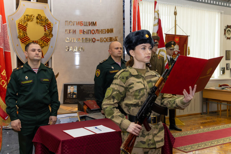 29 января 2025 года в военном институте состоялось приведение к Военной присяге