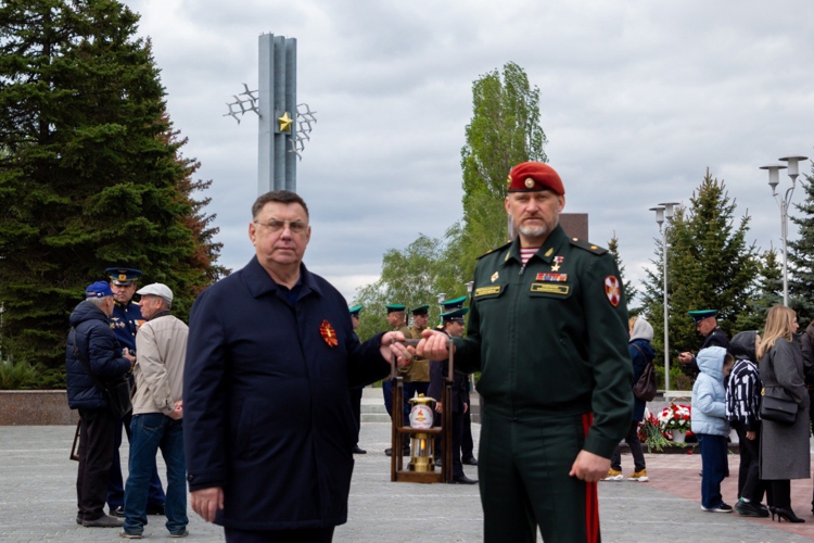 27 апреля 2025 года военнослужащие военного института приняли участие в торжественной акции