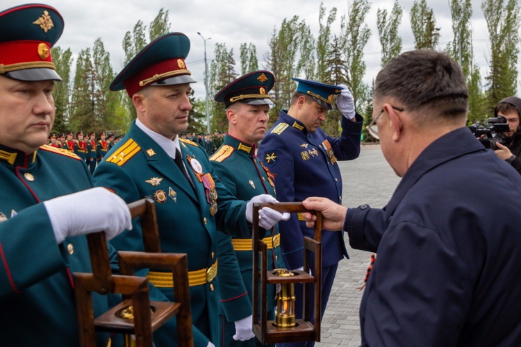 27 апреля 2025 года военнослужащие военного института приняли участие в торжественной акции