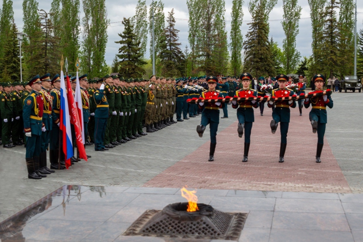 27 апреля 2025 года военнослужащие военного института приняли участие в торжественной акции