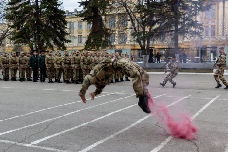 27 марта 2025 года в военном институте проведены торжественные мероприятия, посвященные Дню войск национальной гвардии Российской Федерации
