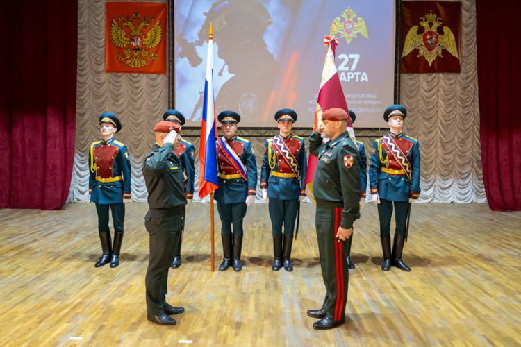 27 марта 2025 года в военном институте проведены торжественные мероприятия, посвященные Дню войск национальной гвардии  Российской Федерации