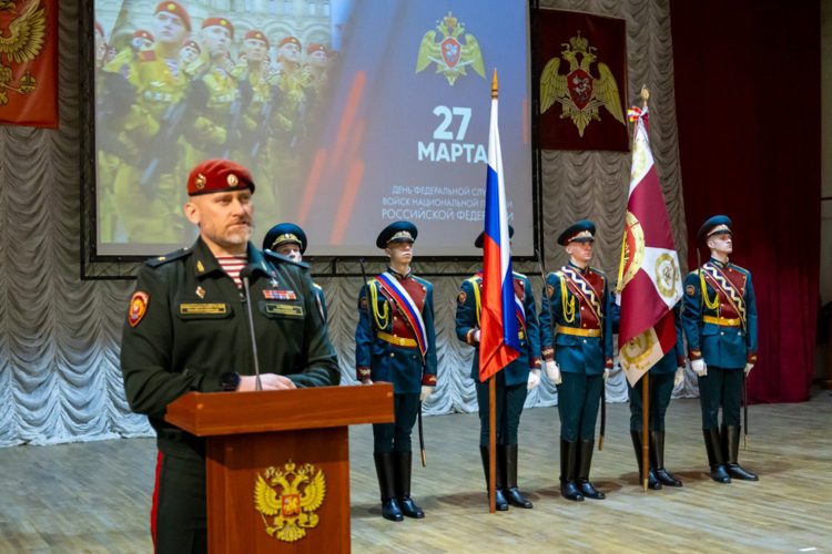 27 марта 2025 года в военном институте проведены торжественные мероприятия, посвященные Дню войск национальной гвардии  Российской Федерации