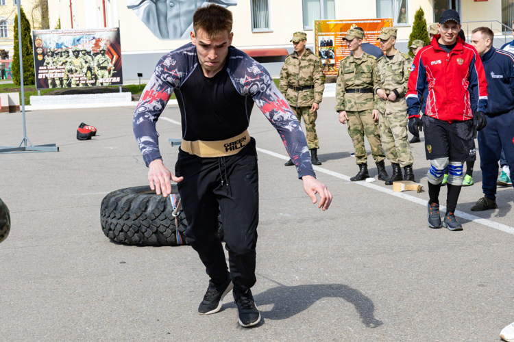13 апреля 2025 г. в военном институте прошел турнир по силовому многоборью «Богатырские игры»