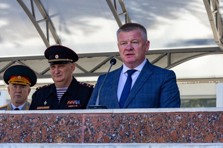17 мая 2025 года в военном институте состоялась военно-патриотическая акция «Марш памяти»