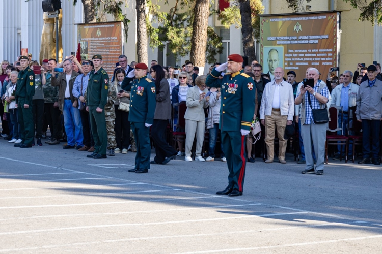17 мая 2025 года в военном институте состоялась военно-патриотическая акция «Марш памяти»