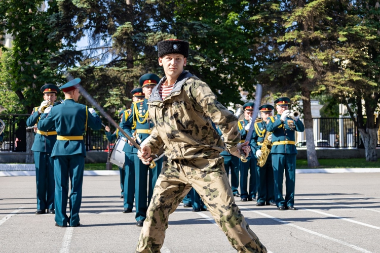 17 мая 2025 года в военном институте состоялась военно-патриотическая акция «Марш памяти»