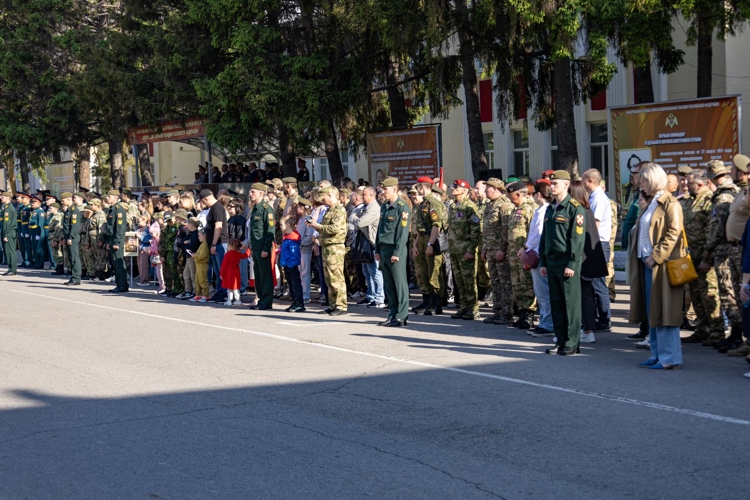 17 мая 2025 года в военном институте состоялась военно-патриотическая акция «Марш памяти»