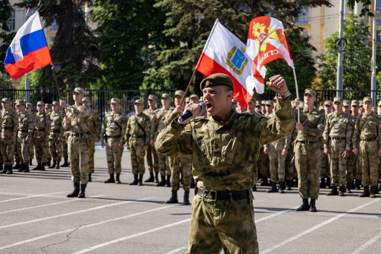 17 мая 2025 года в военном институте состоялась военно-патриотическая акция «Марш памяти»