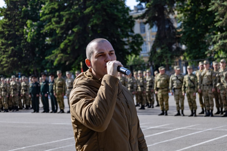17 мая 2025 года в военном институте состоялась военно-патриотическая акция «Марш памяти»