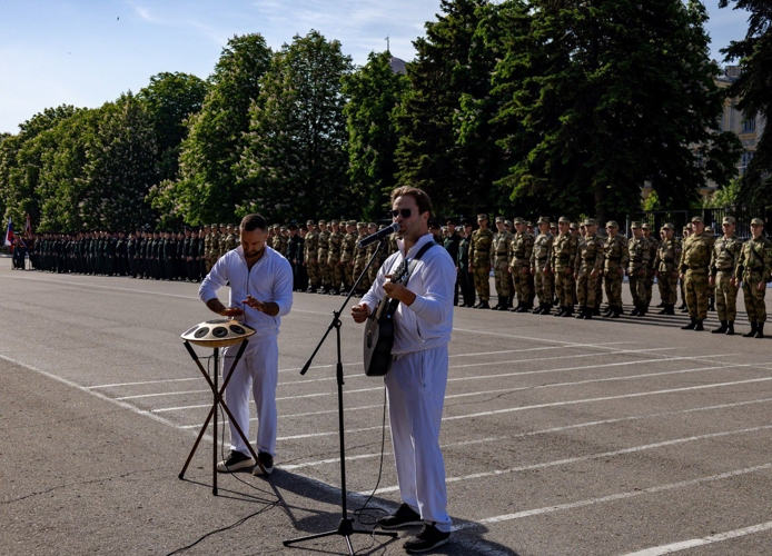 17 мая 2025 года в военном институте состоялась военно-патриотическая акция «Марш памяти»