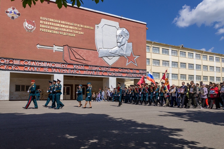 9 МАЯ 2025 ГОДА В ВОЕННОМ ИНСТИТУТЕ ПРОВЕДЕНО ШЕСТВИЕ «БЕССМЕРТНОГО ПОЛКА» 