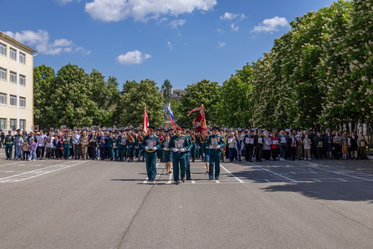9 МАЯ 2025 ГОДА В ВОЕННОМ ИНСТИТУТЕ ПРОВЕДЕНО ШЕСТВИЕ «БЕССМЕРТНОГО ПОЛКА» 