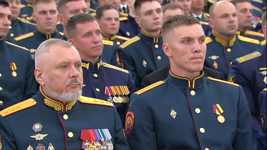23 июня 2025 года лучшие выпускники военного института приняли участие в приеме Президента Российской Федерации
