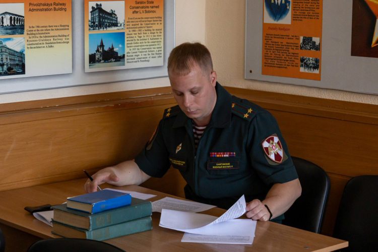 В военном институте начались вступительные испытания для поступления в адъюнктуру