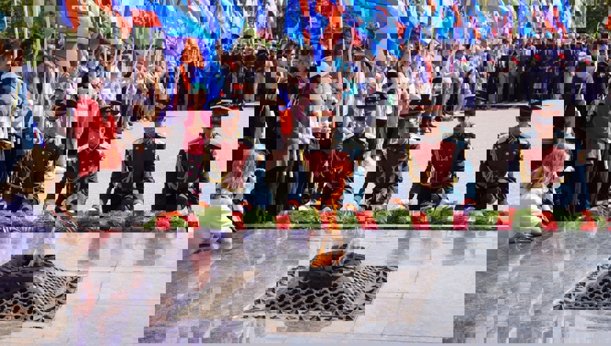 12 июня 2025 года военнослужащие военного института приняли участие в торжественном мероприятии в честь Дня России