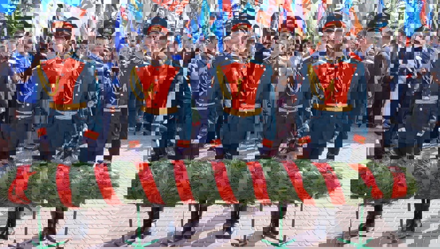 12 июня 2025 года военнослужащие военного института приняли участие в торжественном мероприятии в честь Дня России