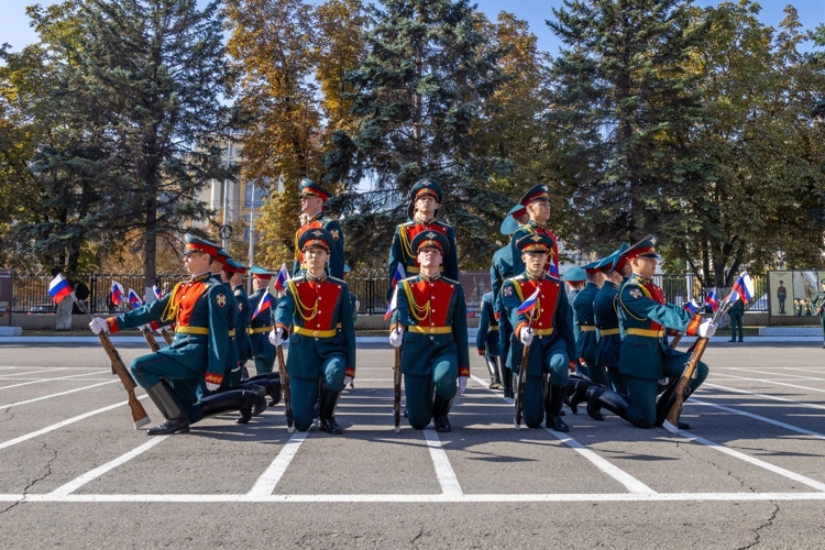 6 сентября 2025 года курсанты Саратовского военного ордена Жукова Краснознаменного института войск национальной гвардии приняли Военную присягу