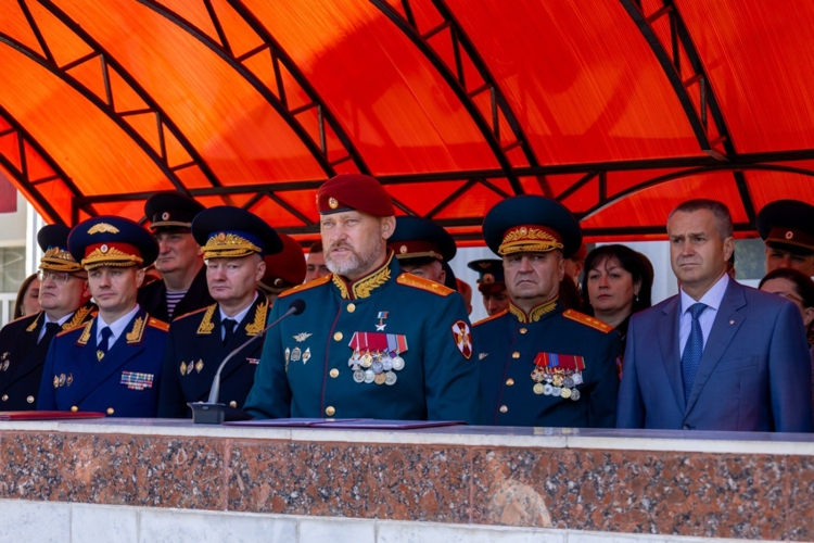 6 сентября 2025 года курсанты Саратовского военного ордена Жукова Краснознаменного института войск национальной гвардии приняли Военную присягу