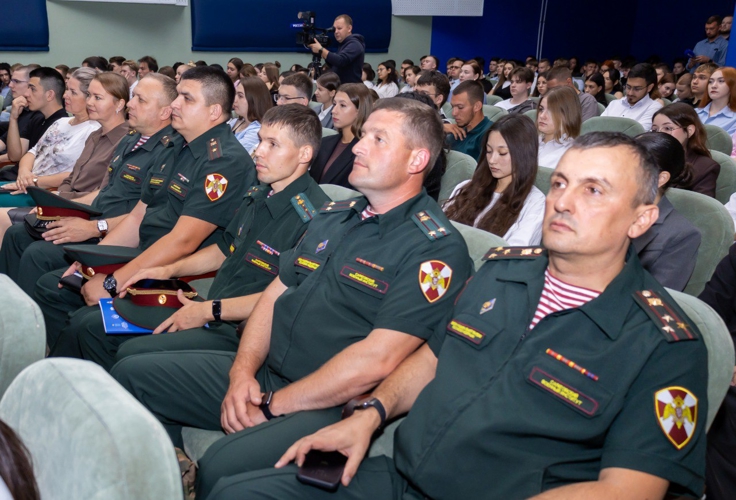 3 сентября 2025 года военнослужащие военного института приняли участие в форуме «Антитеррор»
