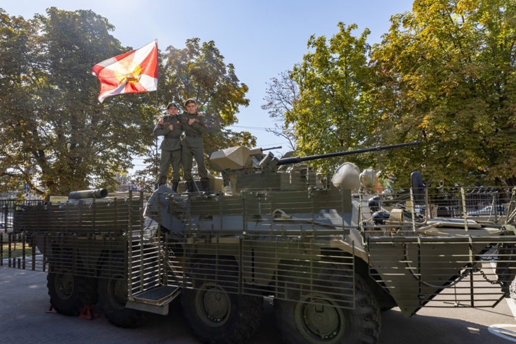6 сентября 2025 года курсанты Саратовского военного ордена Жукова Краснознаменного института войск национальной гвардии приняли Военную присягу