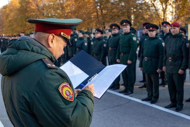6 октября 2025 года в военном институте проведена вечерняя поверка