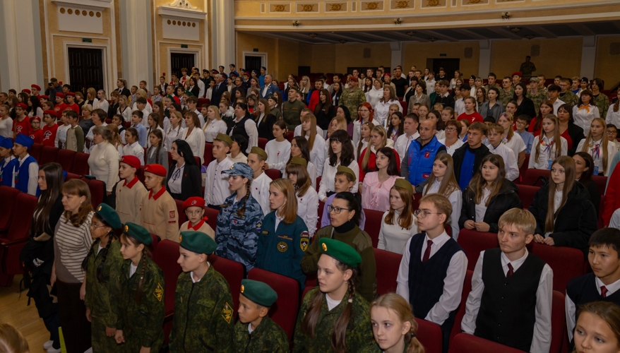 30 сентября 2025 года в военном институте прошло посвящение участников Движения Первых