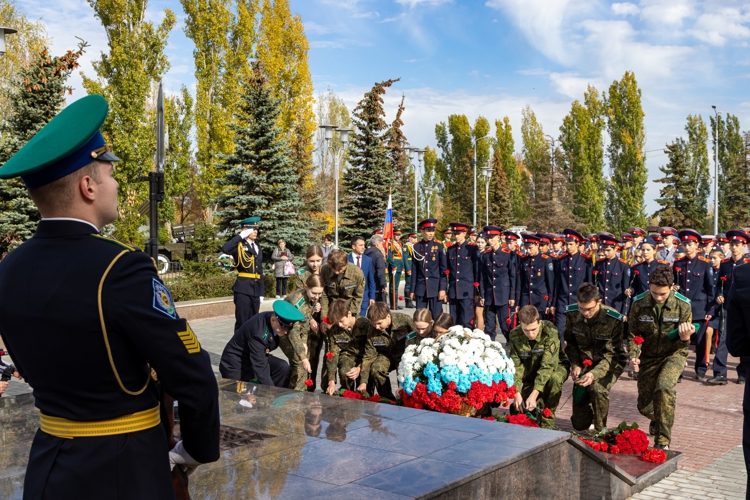 9 октября 2025 года военнослужащие военного института приняли участие в военно-патриотической акции